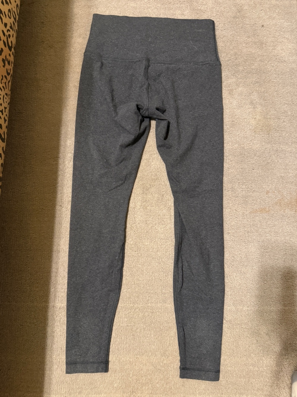 lululemon Leggings Size 10 Heathered Dark Gray NWOT Yoga Lounge Pants